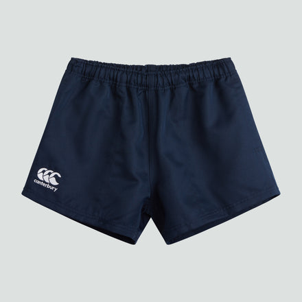 Womens Professional Poly Shorts Navy