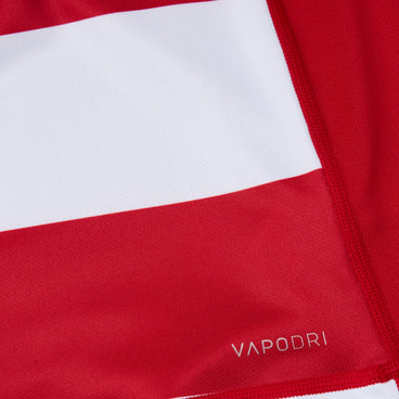 Womens Vapodri Evader Hooped Jersey Red