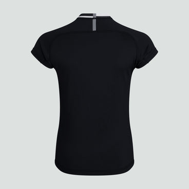 Womens Vapodri Evader Hooped Jersey Black