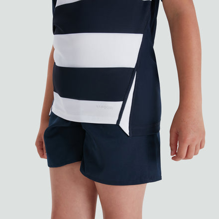 Junior Unisex Vapodri Evader Hooped Jersey Navy
