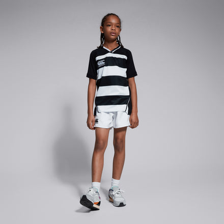 Junior Unisex Vapodri Evader Hooped Jersey Black