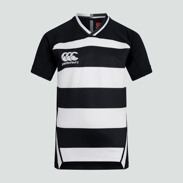 Junior Unisex Vapodri Evader Hooped Jersey Black
