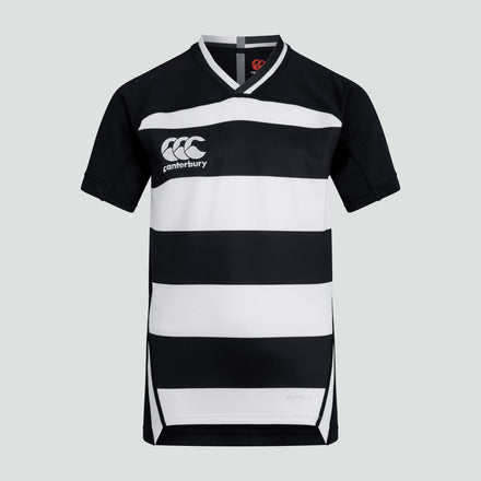 Junior Unisex Vapodri Evader Hooped Jersey Black