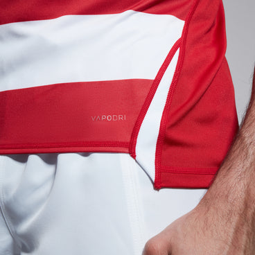 Mens Vapodri Evader Hooped Jersey Red