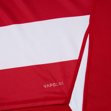 Mens Vapodri Evader Hooped Jersey Red