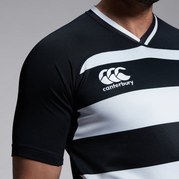 Mens Vapodri Evader Hooped Jersey Black