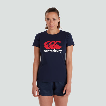 Womens CCC Logo Tee Navy