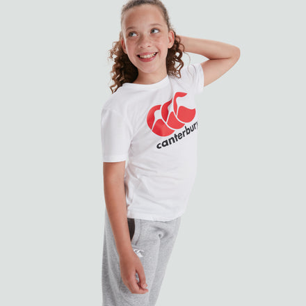 Junior Unisex CCC Logo Tee White