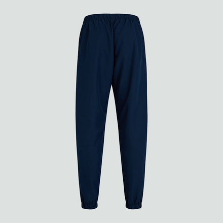 Womens Club Plain Tapered Cuff Track Pants Navy
