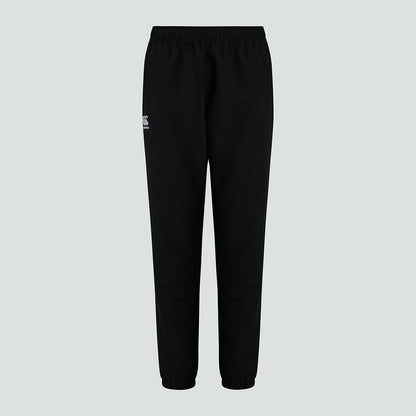 Womens Club Plain Tapered Cuff Track Pants Black