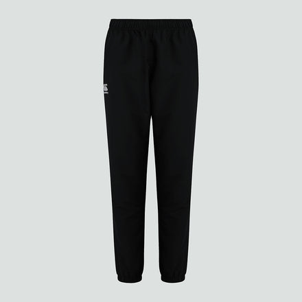 Womens Club Plain Tapered Cuff Track Pants Black