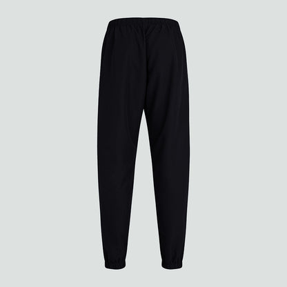 Womens Club Plain Tapered Cuff Track Pants Black
