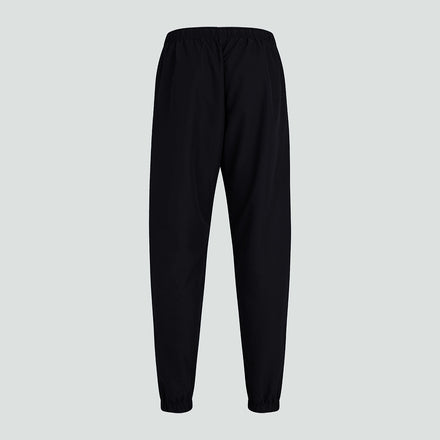 Womens Club Plain Tapered Cuff Track Pants Black
