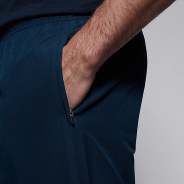 Mens Club Plain Tapered Cuff Track Pants Navy