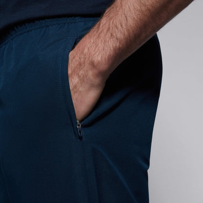 Mens Club Plain Tapered Cuff Track Pants Navy