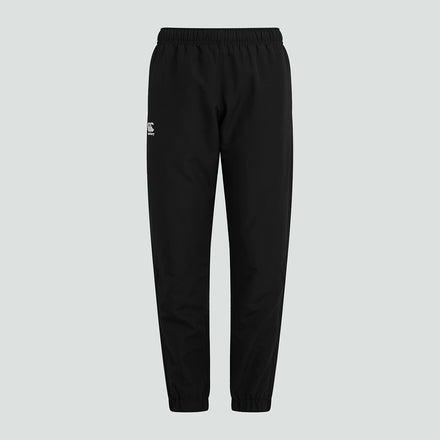 Junior Unisex Club Plain Tapered Cuff Track Pants Black