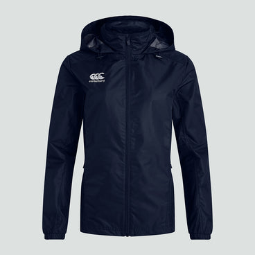 Womens Club Vaposhield Full Zip Rain Jacket Navy