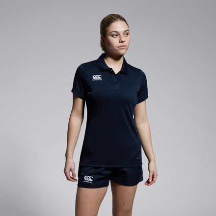 Womens Club Dry Polo Shirt Navy