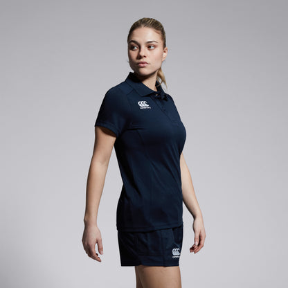 Womens Club Dry Polo Shirt Navy