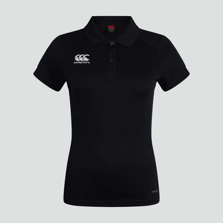 Womens Club Dry Polo Shirt Black