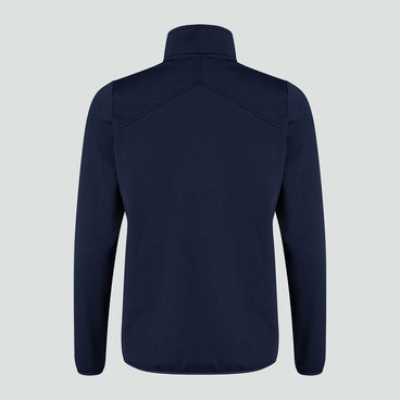 Womens Club 1/4 Zip Mid Layer Training Top Navy