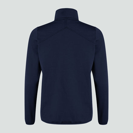 Womens Club 1/4 Zip Mid Layer Training Top Navy