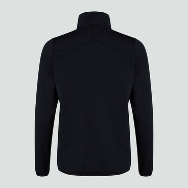 Womens Club 1/4 Zip Mid Layer Training Top Black
