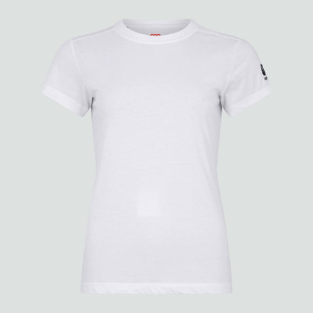 Womens Club Plain Tee White