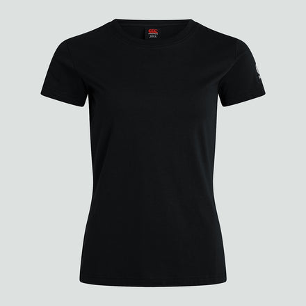 Womens Club Plain Tee Black
