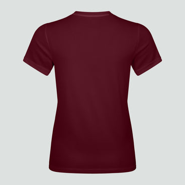 Womens Club Dry Tee Maroon
