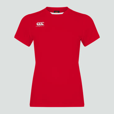 Womens Club Dry Tee Red