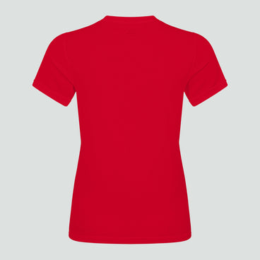 Womens Club Dry Tee Red