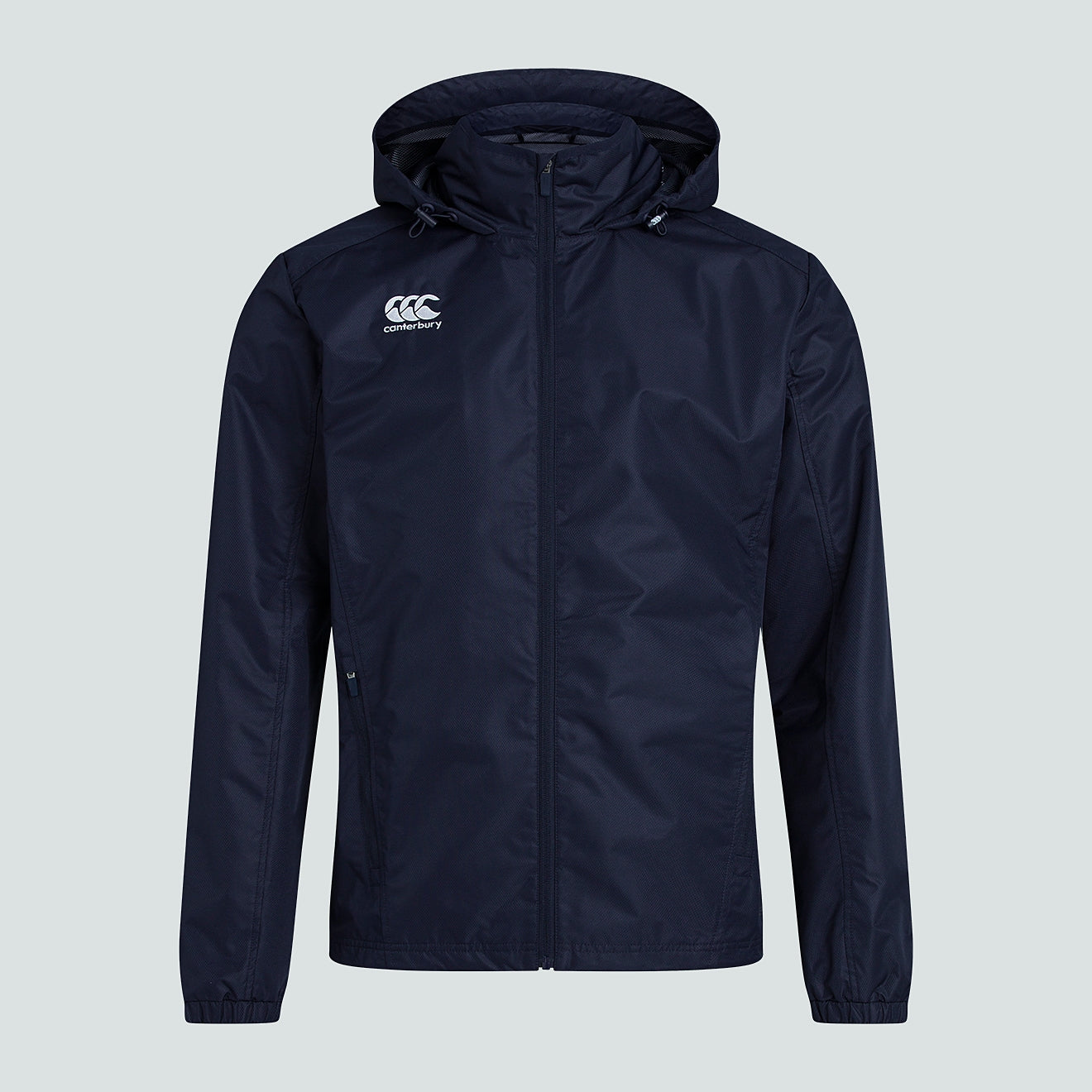 Canterbury VAPOSHIELD ウォームアップウェア Mens Club Vaposhield Full Zip Rain Jacket Navy | Navy | Canterbury