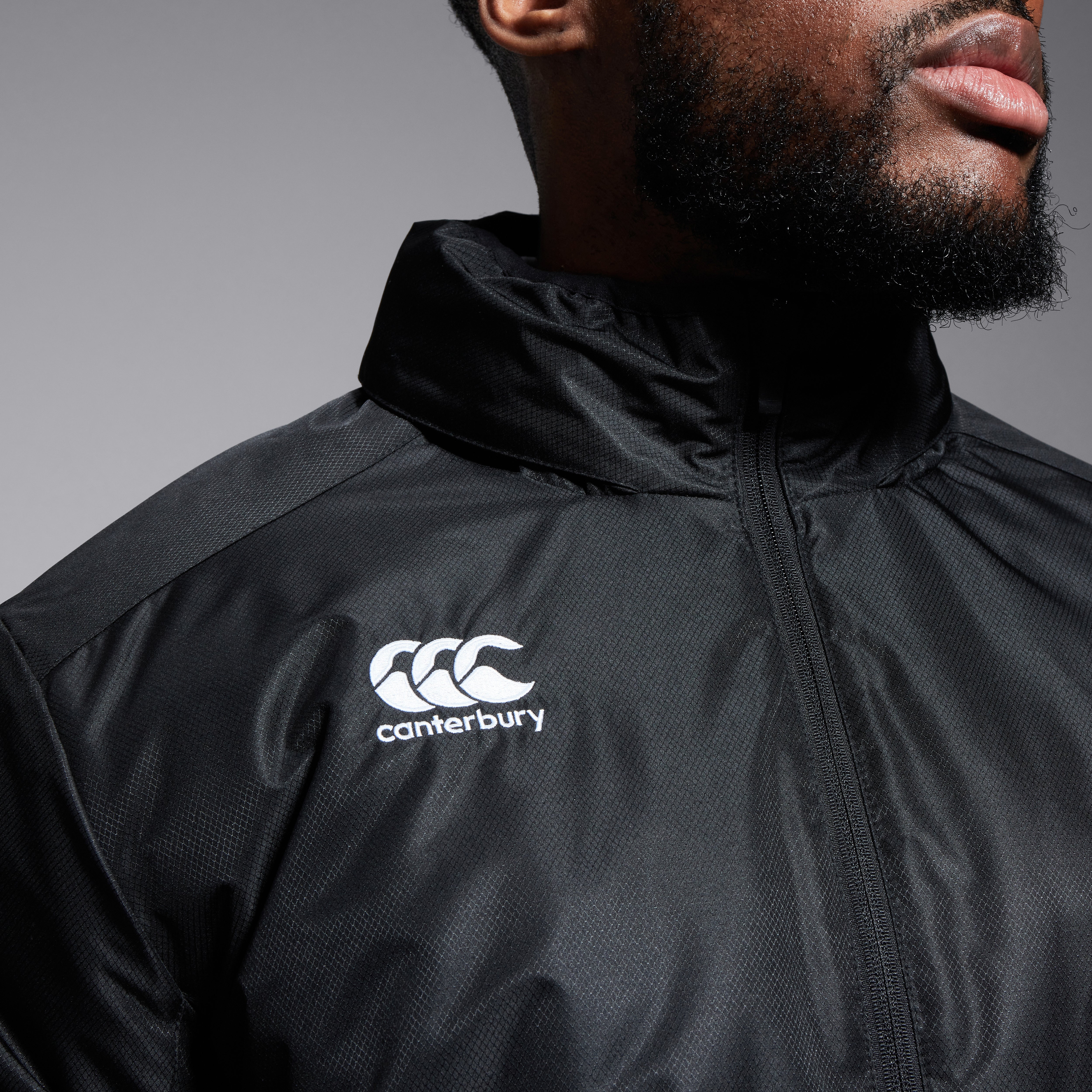 Mens Club Vaposhield Stadium Jacket Black | Black | Canterbury