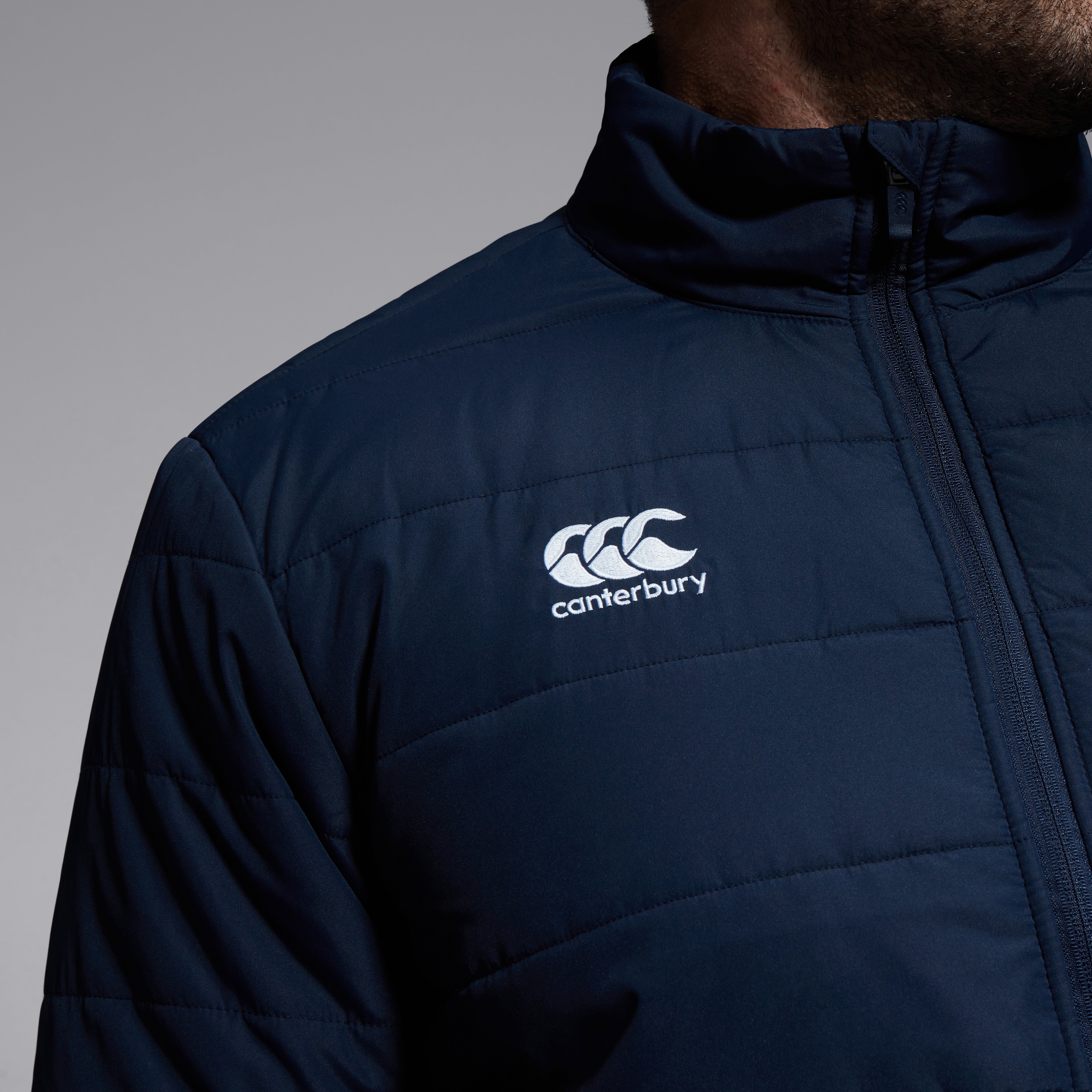 Mens Padded Jacket Navy | Navy | Canterbury