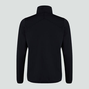 Mens Club 1/4 Zip Mid Layer Training Top Black
