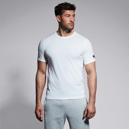 Mens Club Plain Tee White