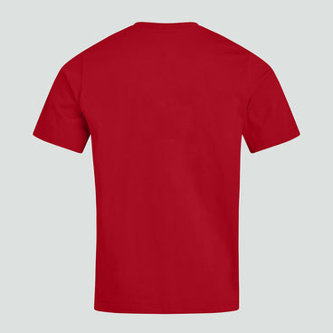 Mens Club Plain Tee Red