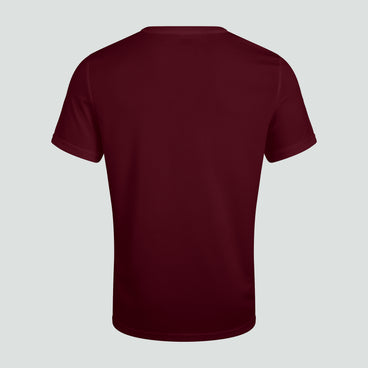 Mens Club Dry Tee Maroon
