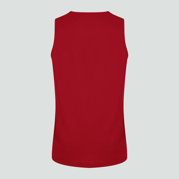 Mens Club Dry Singlet Red