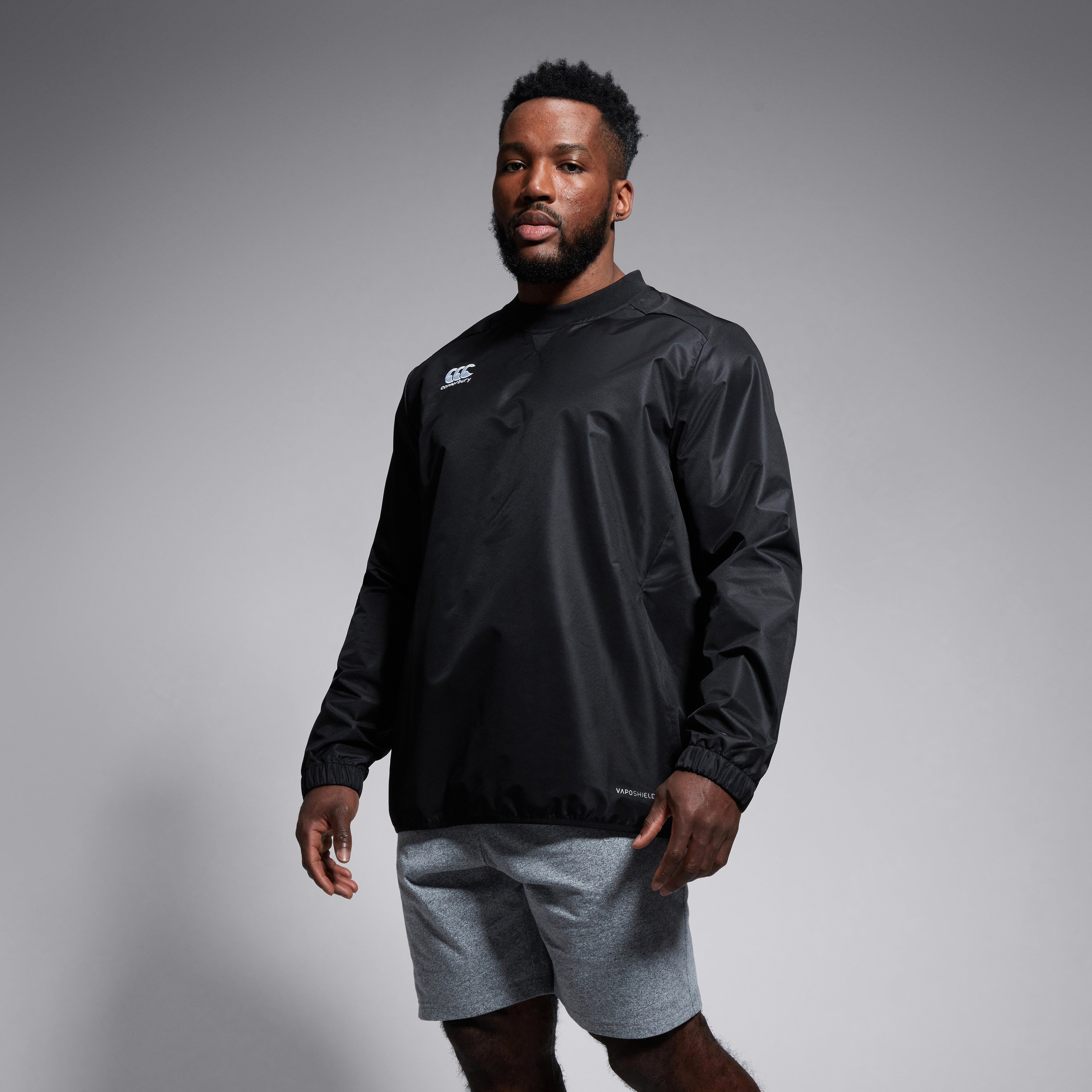 Mens Club Vaposhield Contact Top Black | Black | Canterbury