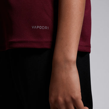 Junior Unisex Club Dry Polo Shirt Maroon