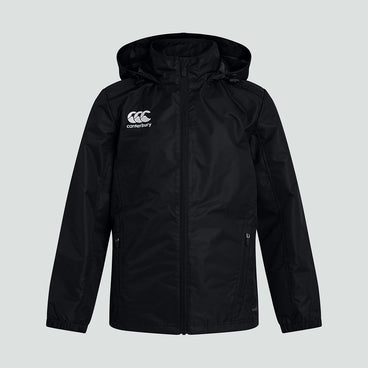 Junior Unisex Club Vaposhield Full Zip Rain Jacket Black