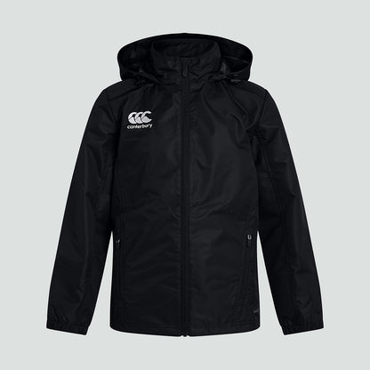 Junior Unisex Club Vaposhield Full Zip Rain Jacket Black