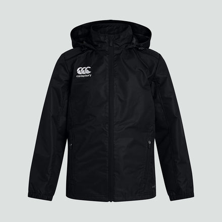Junior Unisex Club Vaposhield Full Zip Rain Jacket Black