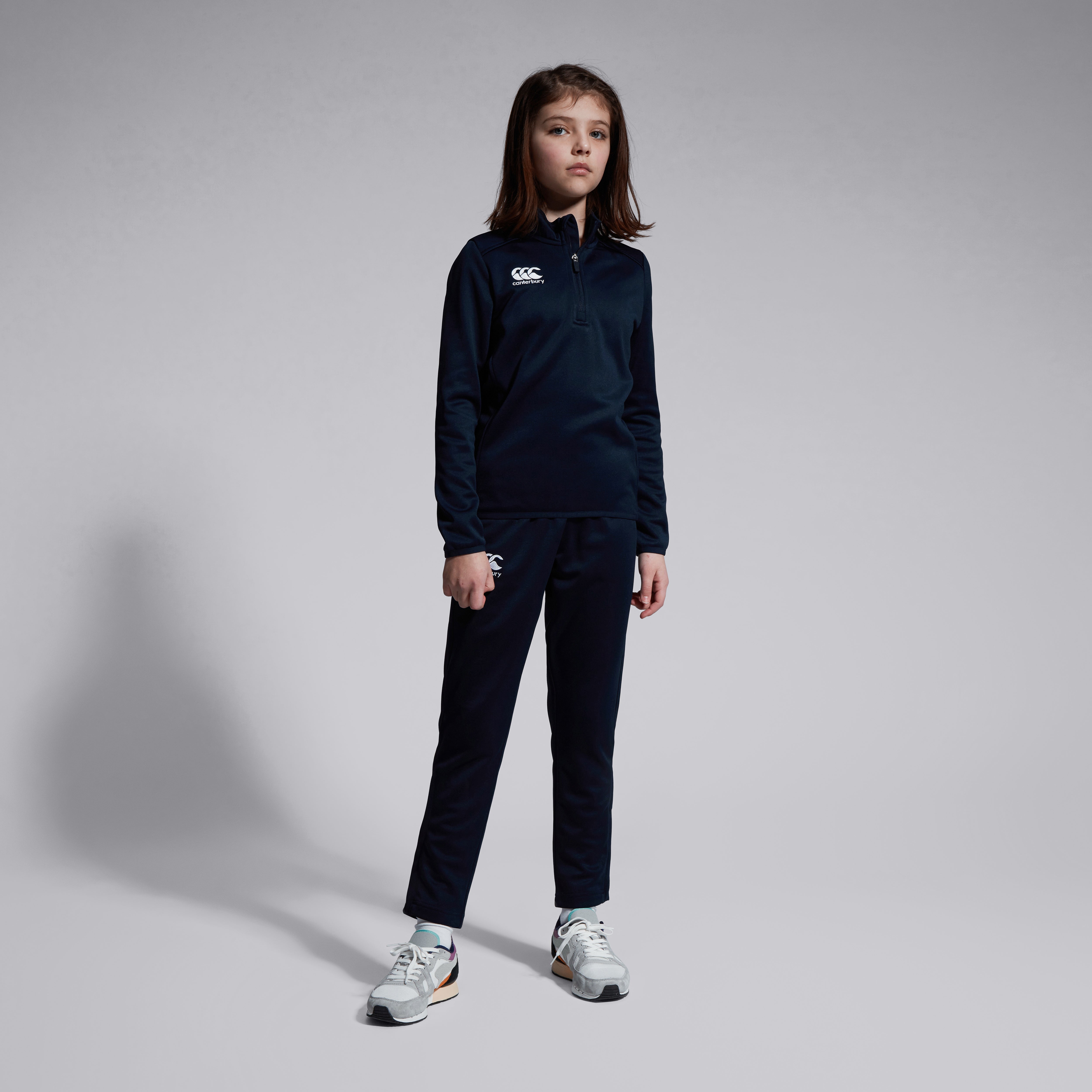 Junior Unisex Club 1/4 Zip Midlayer Training Top Navy | Navy