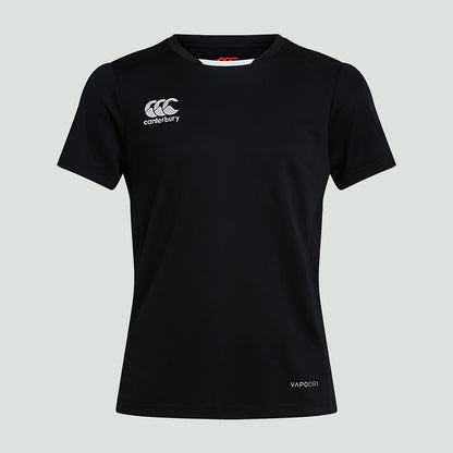 Junior Unisex Club Dry Tee Black