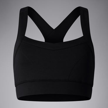 Womens Vapodri Tempo Cropped Top Black