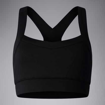 Womens Vapodri Tempo Cropped Top Black