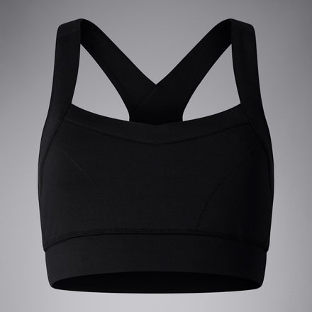 Womens Vapodri Tempo Cropped Top Black